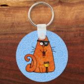 海賊子猫 キーホルダー (正面)