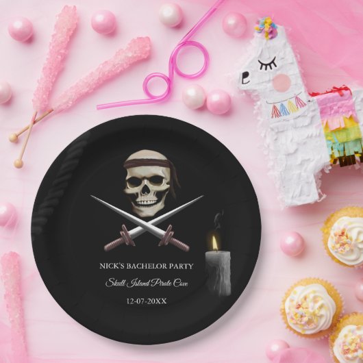 海賊学士/誕生日パーティー – 海賊をテーマにした ペーパープレート (パーティー)