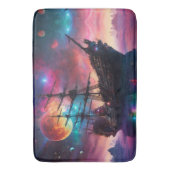 海賊宇宙船が別の惑星に着陸 バスマット (正面縦)