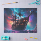 海賊宇宙船が別の惑星に着陸 薄葉紙 (クラフト)