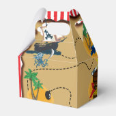 海賊宝地図バースデーパーティーお願いボックス フェイバーボックス (正面サイド)