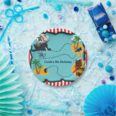 海賊宝地図バースデーパーティープレート ペーパープレート (パーティー)