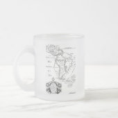 海賊宝地図マグカップ フロストグラスマグカップ (左)