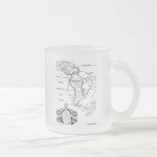 海賊宝地図マグカップ フロストグラスマグカップ (右)