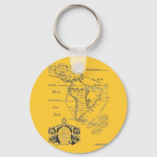 海賊宝物地図 キーホルダー (正面)