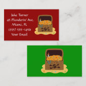 海賊宝箱の名刺 名刺 (正面/裏面)