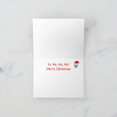 海賊小型ロジャーサンタクリスマスカード シーズンカード (内部)