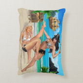 海賊少女のキャットファイト アクセントクッション (裏面(縦))