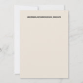 海賊少女の犬の宝の地図の誕生日テーマパーティー 招待状 (裏面)