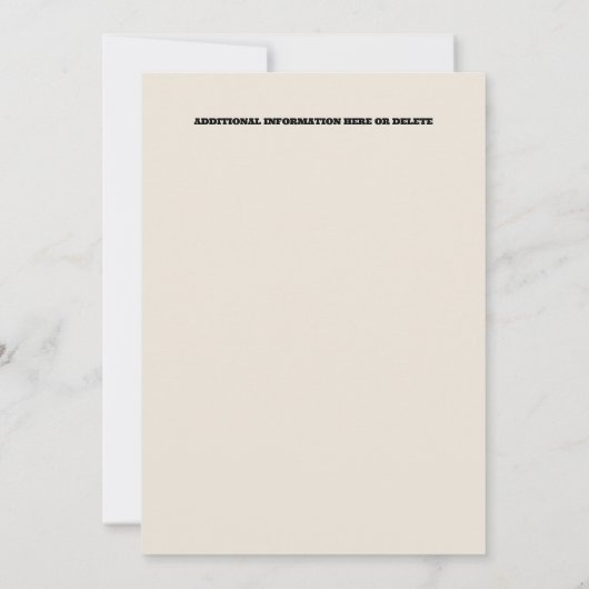 海賊少女の犬の宝の地図の誕生日テーマパーティー 招待状 (裏面)