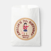 海賊少女トレジャーマップおもしろい誕生日パーティー フェイバーバッグ (正面)