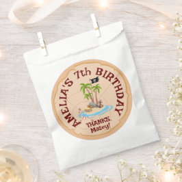 海賊少女トレジャーマップおもしろい誕生日パーティー フェイバーバッグ