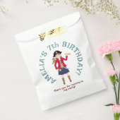 海賊少女トレジャーマップおもしろい誕生日パーティー フェイバーバッグ (封をした状態)