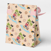 海賊少女トレジャーマップおもしろい誕生日パーティー フェイバーボックス (裏面サイド)