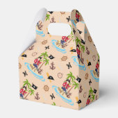 海賊少女トレジャーマップおもしろい誕生日パーティー フェイバーボックス (裏面サイド)