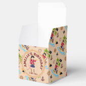 海賊少女トレジャーマップおもしろい誕生日パーティー フェイバーボックス (オープン)