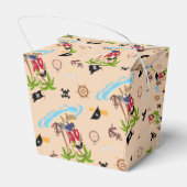 海賊少女トレジャーマップおもしろい誕生日パーティー フェイバーボックス (裏面サイド)