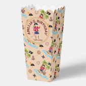 海賊少女トレジャーマップおもしろい誕生日パーティー フェイバーボックス (正面)