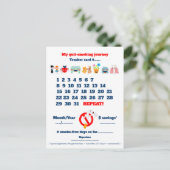 海賊少女トレジャーマップおもしろい誕生日パーティー ポストカード (スタンド正面)