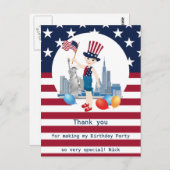 海賊少女トレジャーマップおもしろい誕生日パーティー ポストカード (正面/裏面)