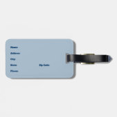 海賊少女トレジャーマップおもしろい誕生日パーティー ラゲッジタグ (裏面横)