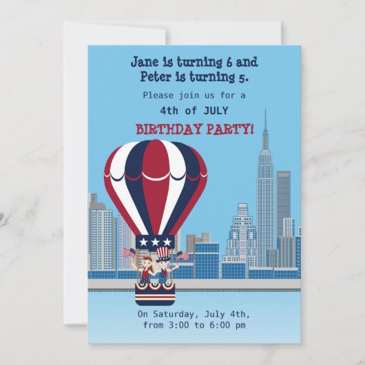 海賊少女トレジャーマップおもしろい誕生日パーティー 招待状 (正面)