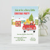 海賊少女トレジャーマップおもしろい誕生日パーティー 招待状 (スタンド正面)