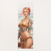 海賊少女ファンタジーデザインヨガマット ヨガマット (裏面)