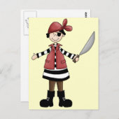 海賊少女 ポストカード (正面/裏面)