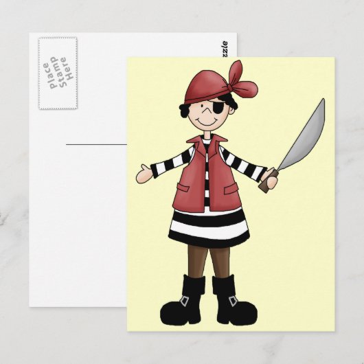 海賊少女 ポストカード (正面/裏面)