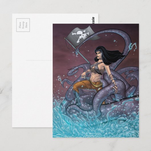 海賊少女 ポストカード (正面/裏面)