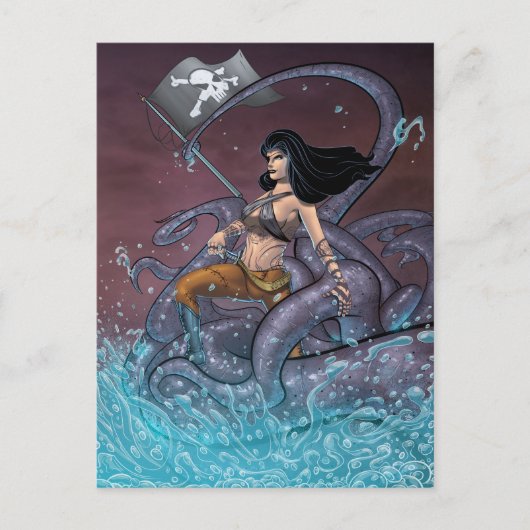 海賊少女 ポストカード (正面)