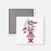 海賊少女 マグネット (正面/裏面)