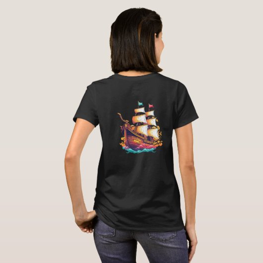 海賊少女 Tシャツ (裏面フル)