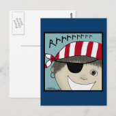 海賊少年の失敗 ポストカード (正面/裏面)