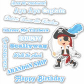 海賊少年シール シール (正面)