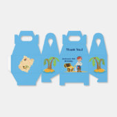 海賊少年ビーチサマーキッズプール誕生日パーティー フェイバーボックス (折り畳みなし)