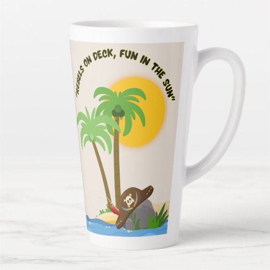 海賊島ビーチ カフェラテマグ (右)