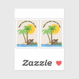 海賊島ビーチ シール