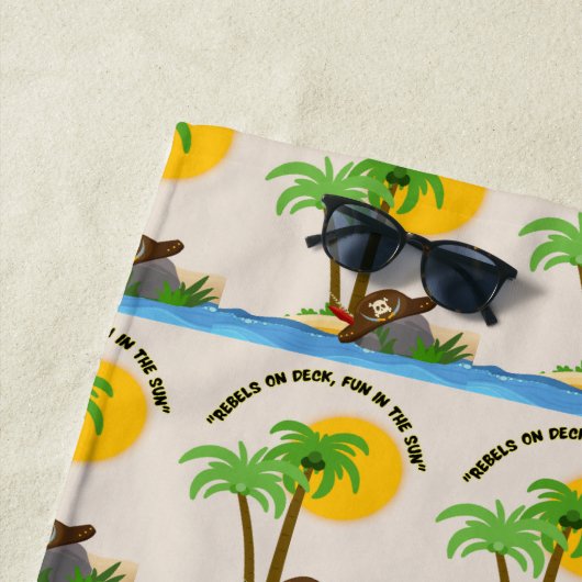 海賊島ビーチ ビーチタオル (インサイチュ)
