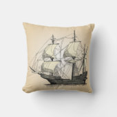 海賊帆走船 クッション (正面)