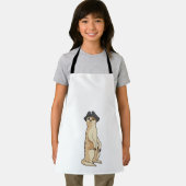 海賊帽子をかぶった海賊としてのメルカット エプロン (インサイチュ)