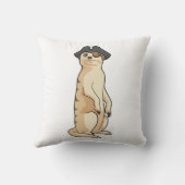 海賊帽子をかぶった海賊としてのメルカット クッション (裏面)