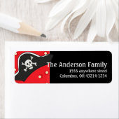 海賊帽差出人住所ラベル ラベル (インサイチュ)