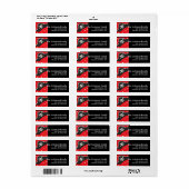 海賊帽差出人住所ラベル ラベル (フルシート)