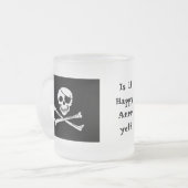 海賊幸せなArrrのマグ フロストグラスマグカップ (正面左)