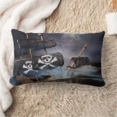 海賊幽霊船 ランバークッション (ブランケット)