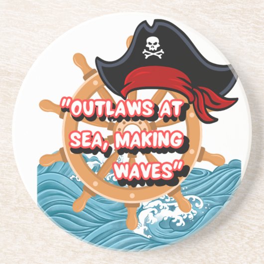 海賊引用文 コースター (正面)
