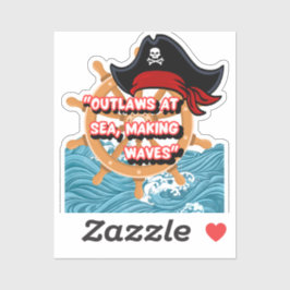 海賊引用文 シール