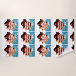 海賊引用文 ビーチタオル